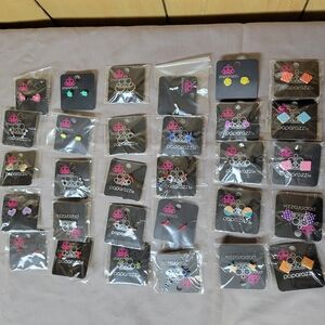 30 Pairs of Paparazzi Kids Post Back Earrings